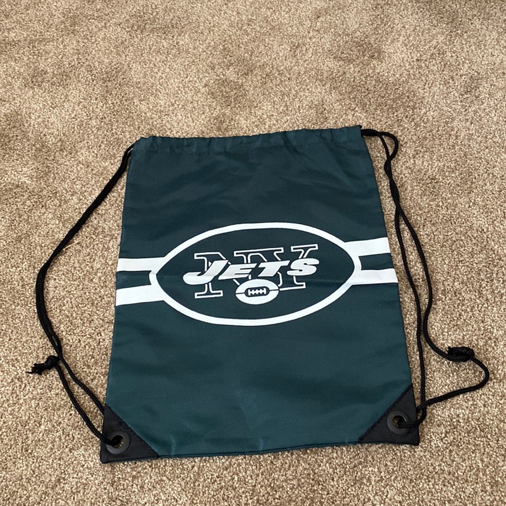 New York Jets Drawstring Bag